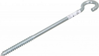 Шуруп универсальный с O-крюком 12x240 мм 1 шт белый цинк Expert Fix