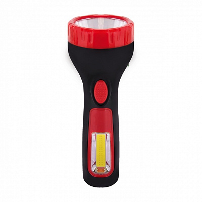 Фонарик STRÜHM TUNEL LED 1 W+2 W черно-красный