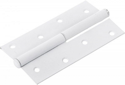 Петля знімна накладна 130x(28)70x2 мм білий ліва 1 шт