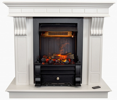 Камінокомплект ASTRA FLAME Геліос White + Прометей