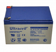 Батарея аккумуляторная Ultracell UL12-12, 12В, 12Ач, AGM 