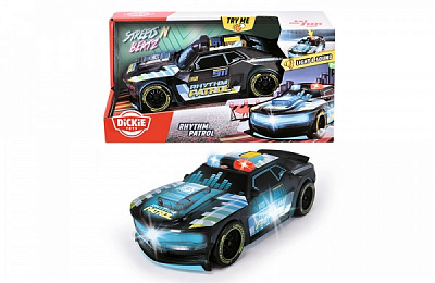 Поліцейська машина Simba Поліцейський ритм зі звуковими та світловими ефектами 20 см 3763008