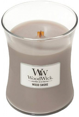 Свеча ароматическая Woodwick Medium Wood smoke 275 г 