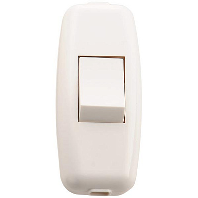 Выключатель для бра 6 А 250В IP20 белый 715-1100-611