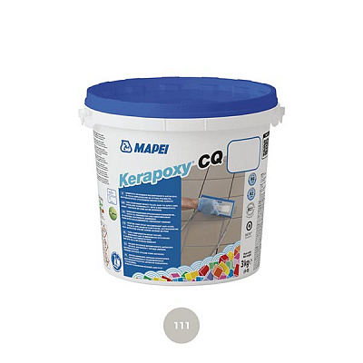 Заповнювач швів епоксидний MAPEI Kerapoxy CQ 111 3 кг сріблясто-сірий