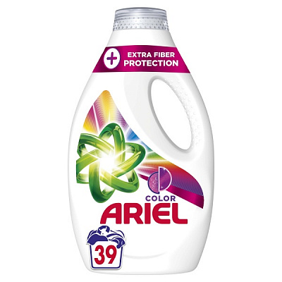 Гель для машинной и ручной стирки Ariel Color + Защита волокон 1,95 л 