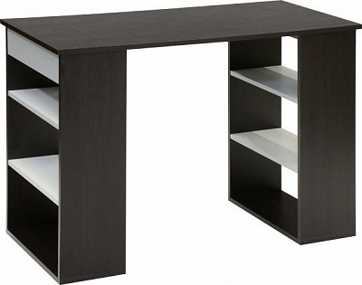 Стол письменный 110 венге белый 