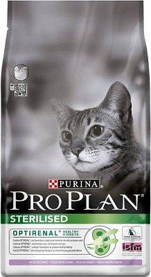 Корм Purina Pro Plan Adult Sterilised с индейкой 10 кг