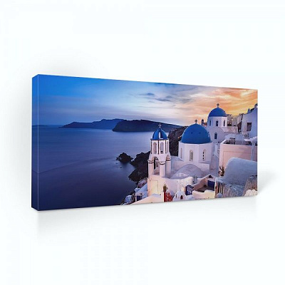 Репродукция Санторини 96x48 см i_96x48_00060 