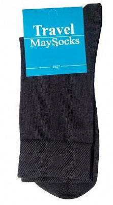 Носки Travel MaySocks классика basic Ч-110103-25 р.25-27