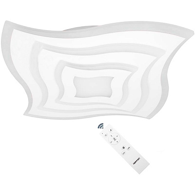 Люстра світлодіодна Hopfen Vortex з пультом ДК 100 Вт білий