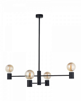 Люстра подвесная Nowodvorski Radius 4x60 Вт E27 черный 7931 