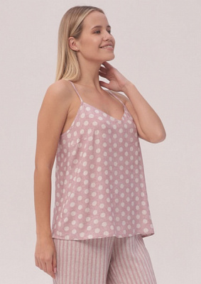 Майка жіноча Roksana Nika №1326/67001 р. 46 рожевий із принтом