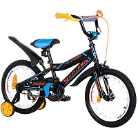 Велосипед детский Formula Cross 16 черный с синим RET-FRK-16-010