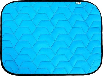 Підстилка Airy Vest для собак S 55х40 см блакитно-чорна