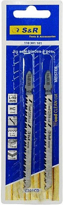 Пилка для електролобзика S&R T301CD 2 шт.
