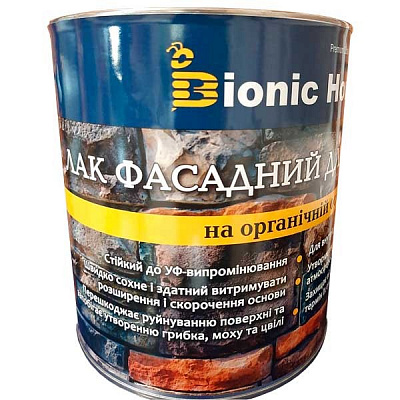 Лак для каменю Bionic House глянець безбарвний 1 л