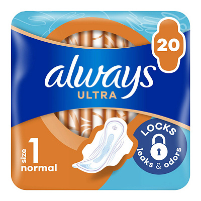 Прокладки гигиенические Always Ultra Normal (Размер 1) 20 шт.