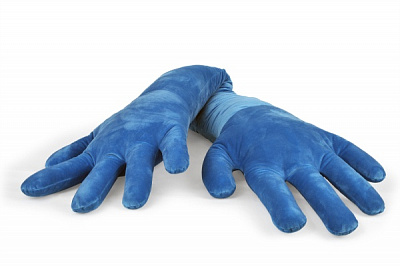 Подушка декоративна Руки обіймашки 30x172 см бірюзовий WP Merchandise