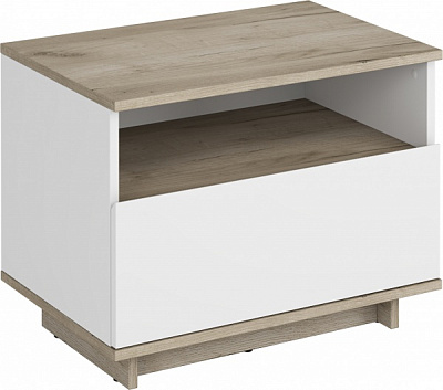 Тумба прикроватная Грейд 2 Concept дуб крафт серый / нимфея альба 