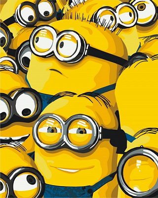 Картина за номерами Жовті посіпаки 40х50 см ART CRAFT