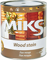 Лак-лазур MIKS Color горіх напівглянець 0,7 кг
