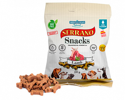 Ласощі Mediterranean Serrano ягня 100 г