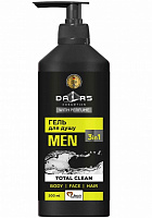 Гель для душа Dalas Men 3в1 Total clean 500 мл