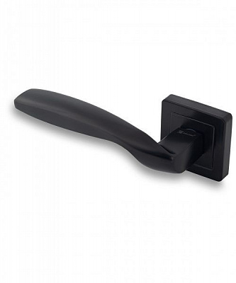 Ручка на розетке Paladii квадратная AL ХЕЛЕН черный