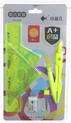 Набор канцелярский Неон желтый