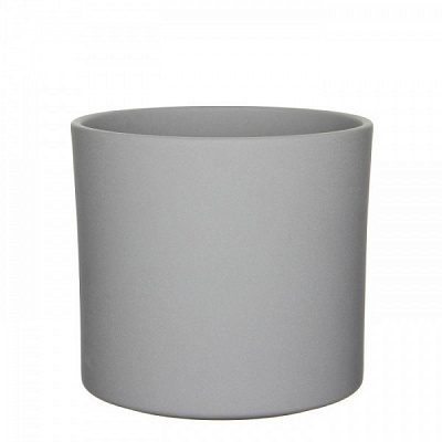 Вазон керамічний Edelman Era 28 см круглий 14,2 л пісочно-сірий (1035841)