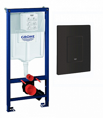 Комплект інсталяції Grohe Solido (Even чорний мат) 388112430