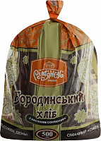 Хліб Хлібодар Бородинський з насінням соняшника нарізний 0,500 г 4820062051538