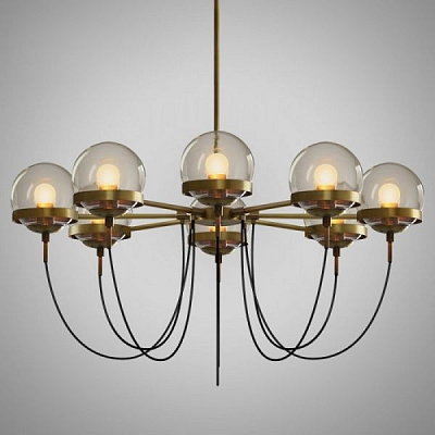 Люстра подвесная Altalusse INL-5123P-08 8x40 Вт E27 золото 