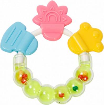 Брязкальце-прорізувач Курносики салатовий