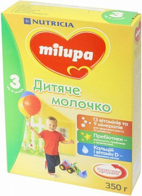 Сухая молочная смесь Milupa 3 350 г 5900852025525