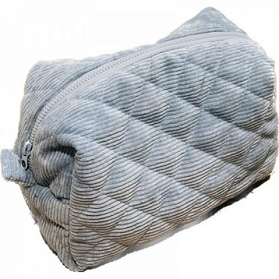 Косметичка Organize Косметичка вельветовая Organize 24*13*13 см (голубая) блакитний