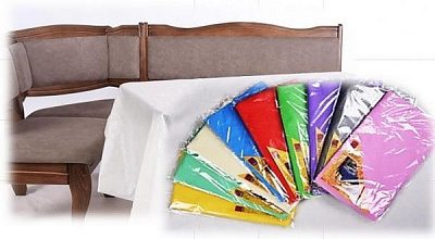 Скатертина кольорова 120x200 см