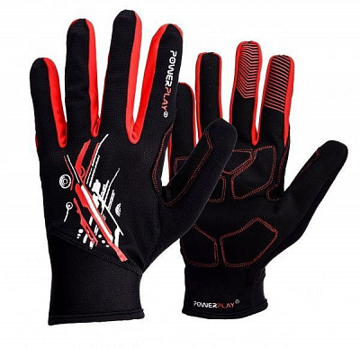 Рукавички PowerPlay PP_6607_XXL_Red/Black р. 2XL чорний