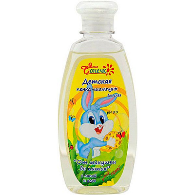Шампунь-пена Ясне сонечко От макушки до пяток с липой и алоэ 200 мл