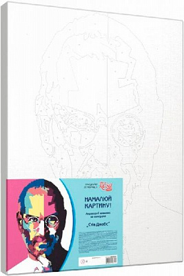 Картина по номерам Стив Джобс Rosa Start 