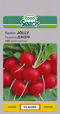 Насіння Good Seeds редиска Джолі 200 шт. (4823099812875)