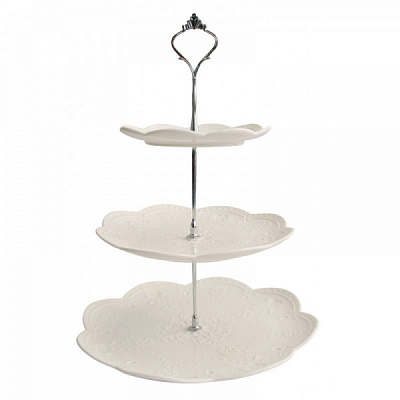 Фруктовниця триярусна Paradise White A06142-RS08 Astera