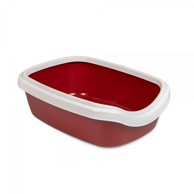 Туалет Природа для котів Comfort L 49х39х15, бордо