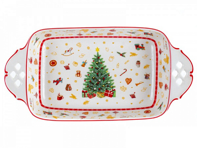 Блюдо з ручками Christmas Delight 985-111 Lefard