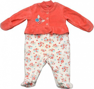 Комбінезон дитячий Модний Карапуз р.56 кораловий 304-00003-0