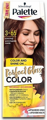 Крем-фарба для волосся Palette Perfect Gloss Color з аргановою олією 3-65 шоколад 70 мл
