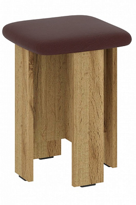 Табурет 3 коричневий / дуб тахо