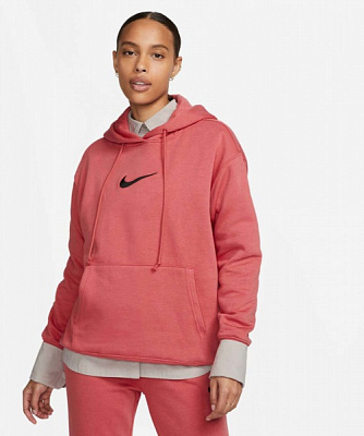 Джемпер Nike W NSW PHNX FLC OS PO HDY MS FD0892-655 р. XL червоний