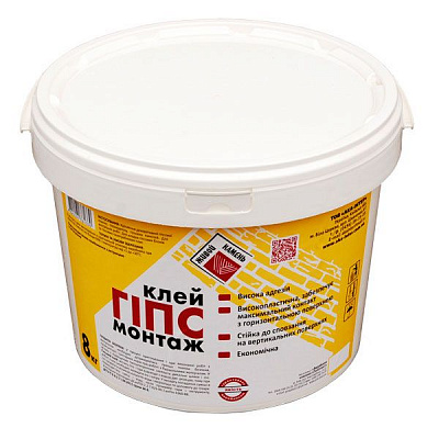 Клей для плитки Гіпс монтаж 8 кг
